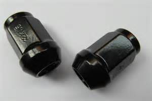 Black wheel nuts - wheel, for